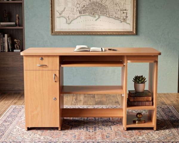 Modern Wooden Computer Study Desk