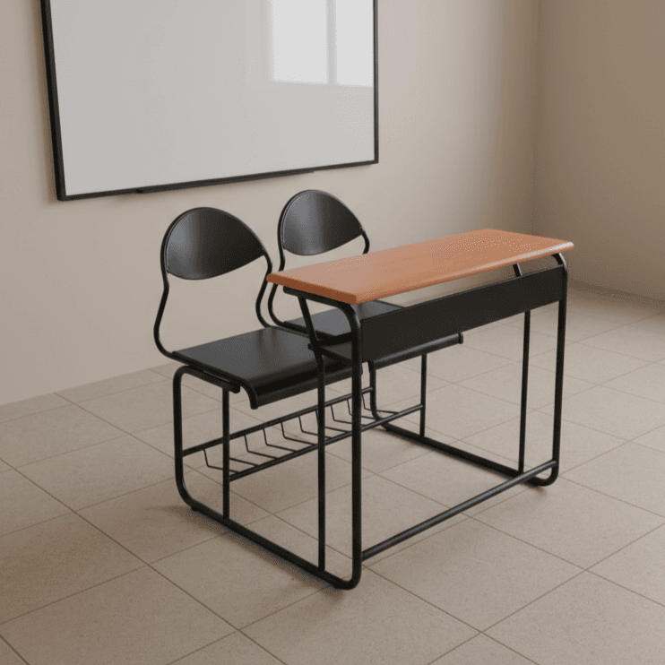 EduFrame EF-212 Compact Dual School Desk