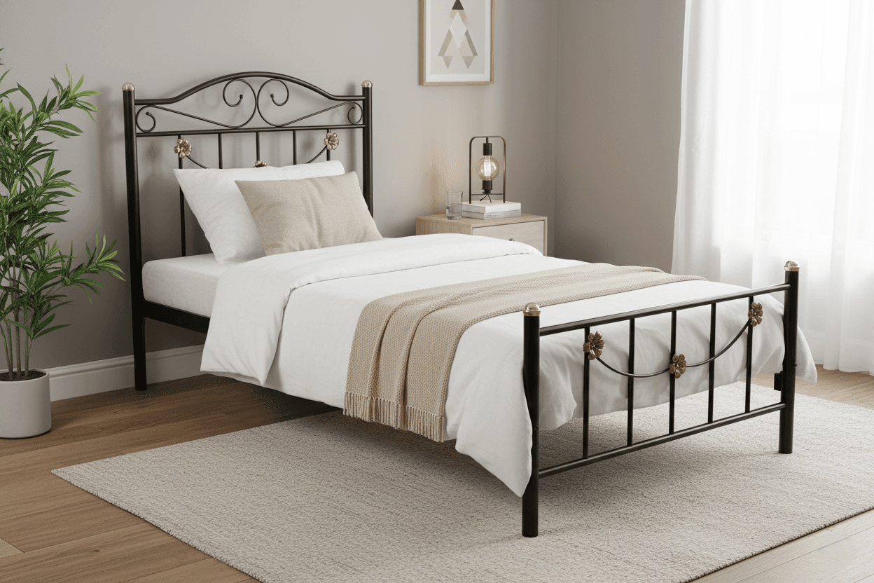 FloraCraft Decorative Metal Bed Frame