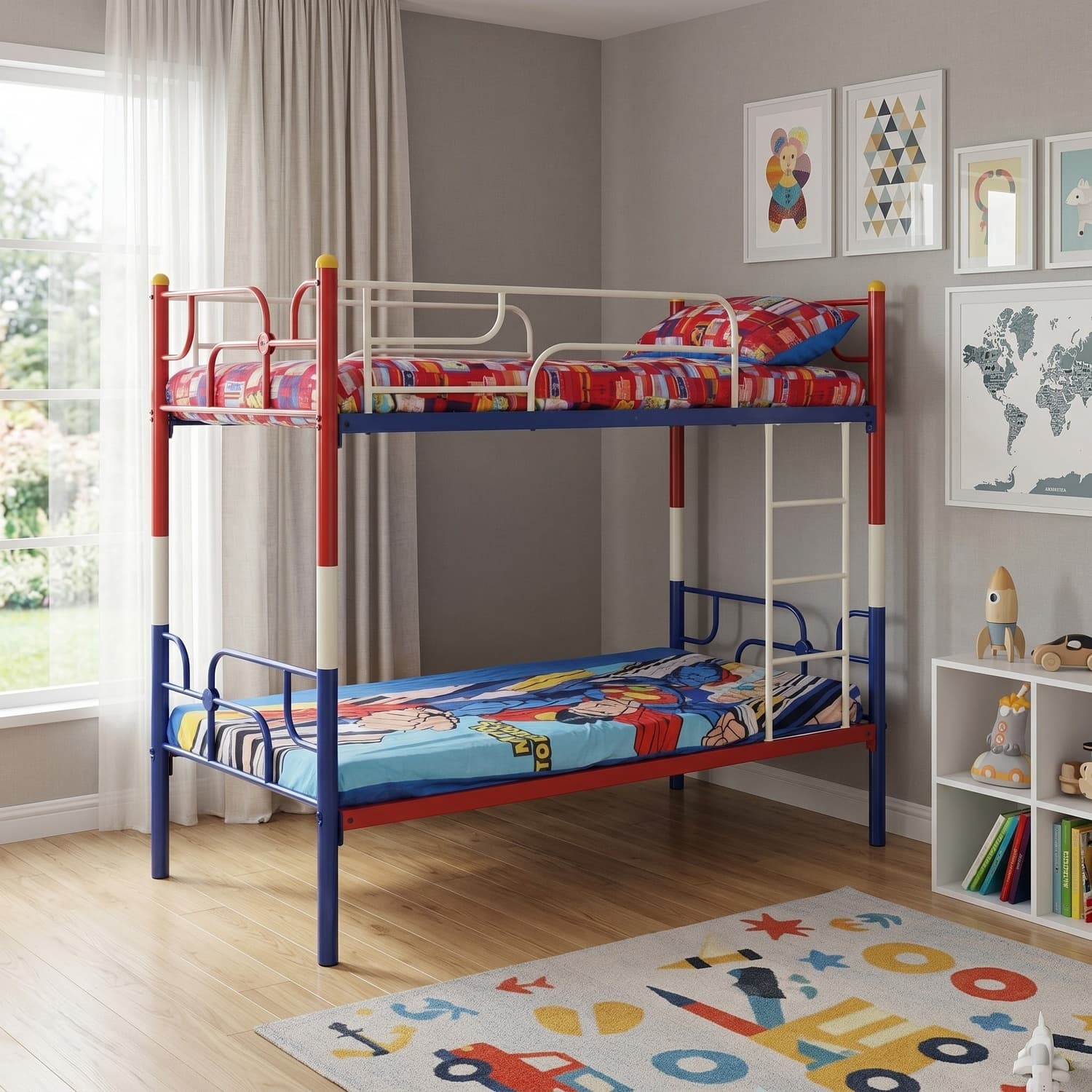 Metal Bunk Bed for Kids & Hostel Use