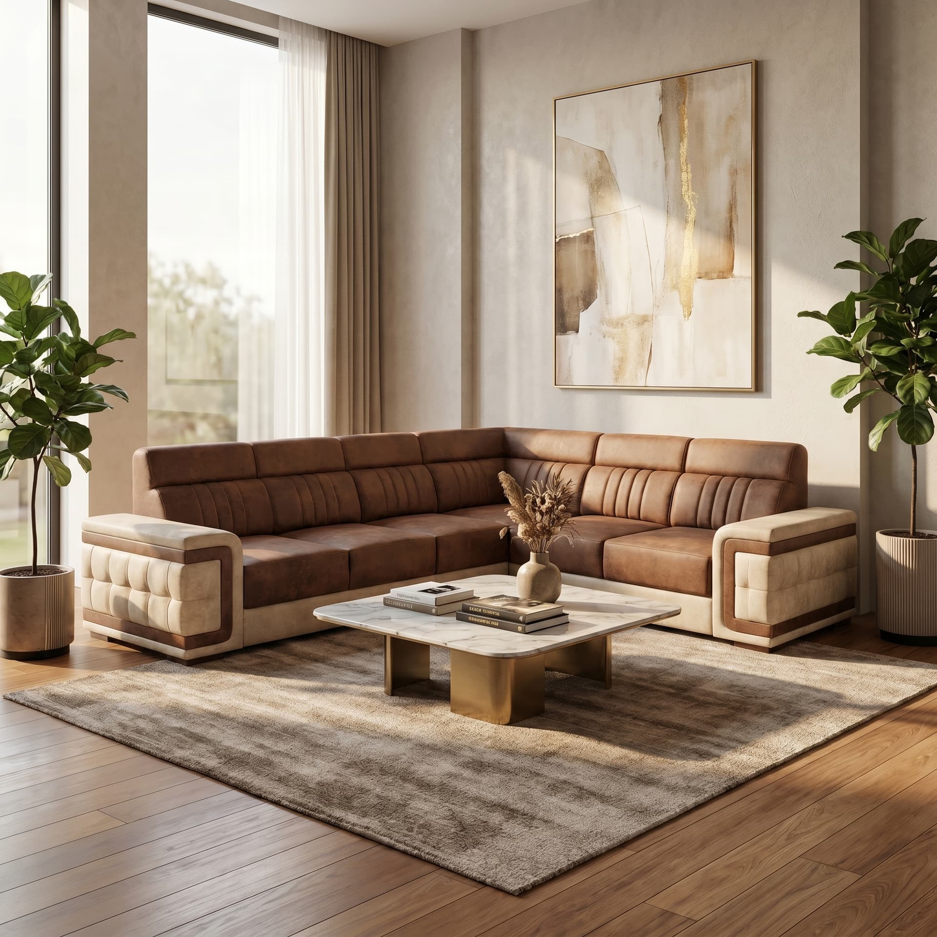 UrbanLuxe UL-1800 Premium Corner Sofa