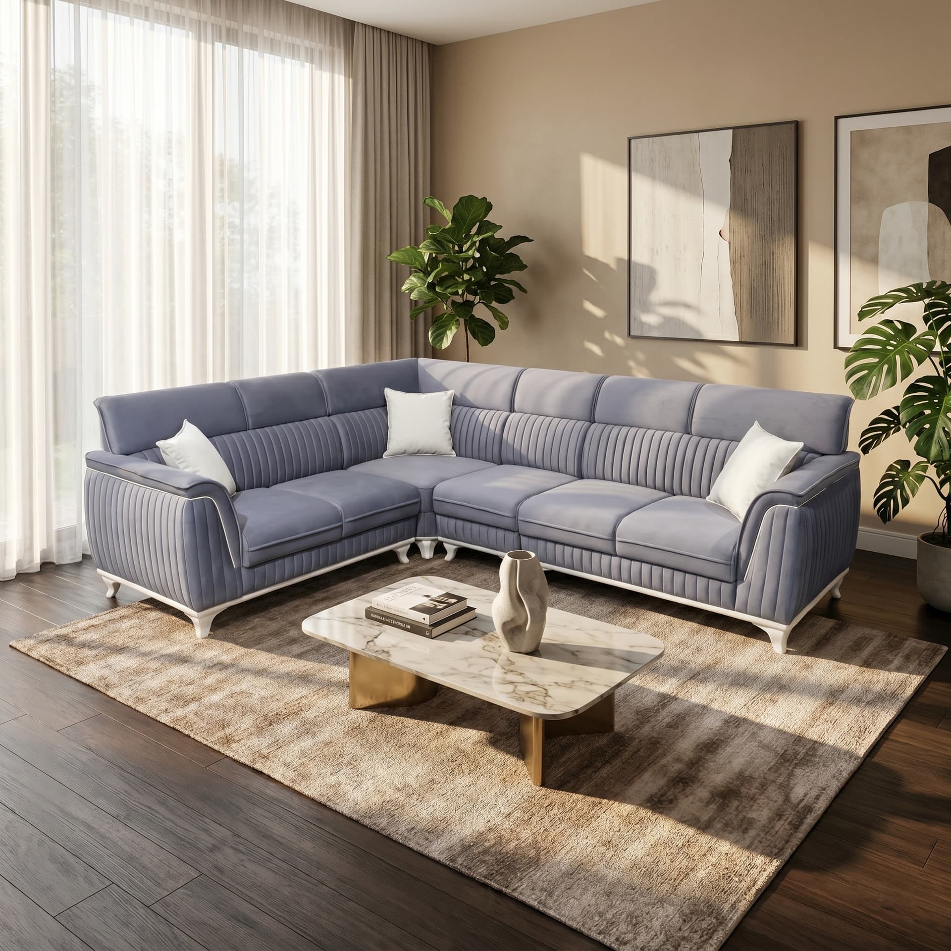 RoyalNova RN-2600 Luxury Corner Sofa