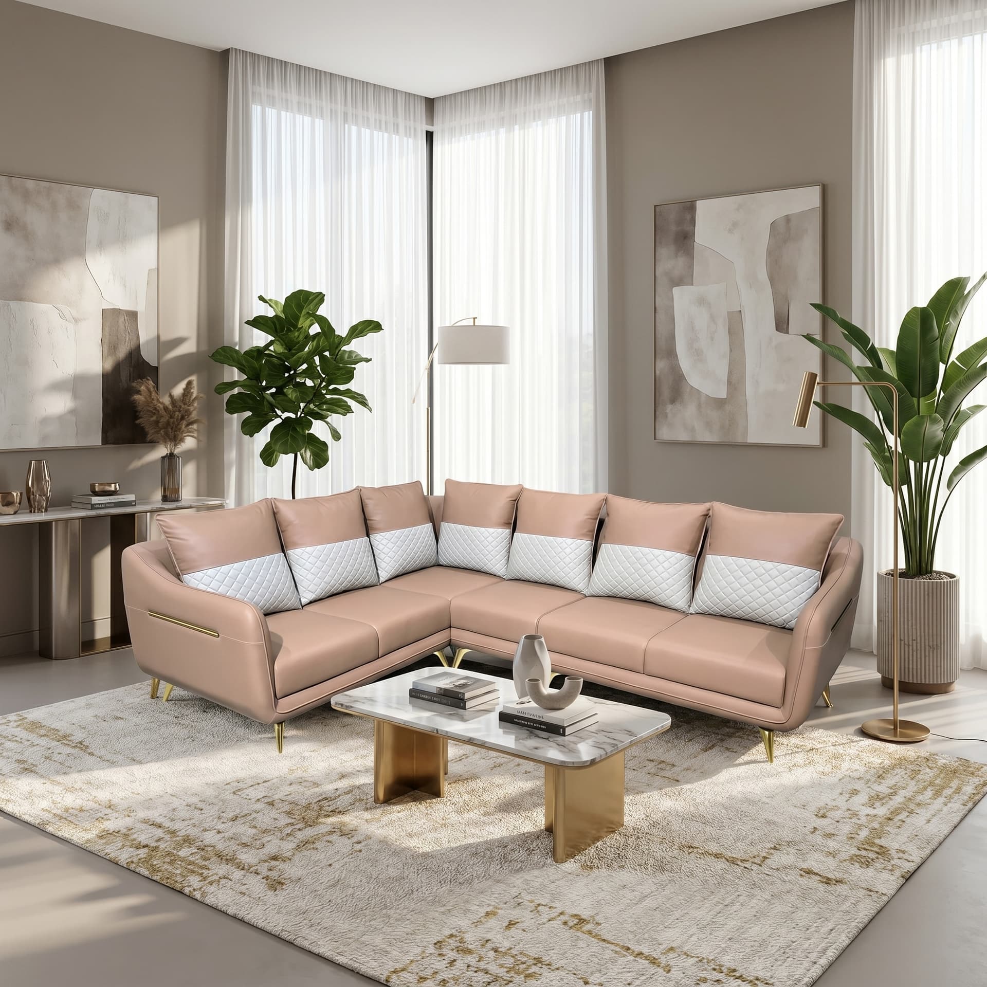 RoyalVista RV-4100 Premium Corner Sofa