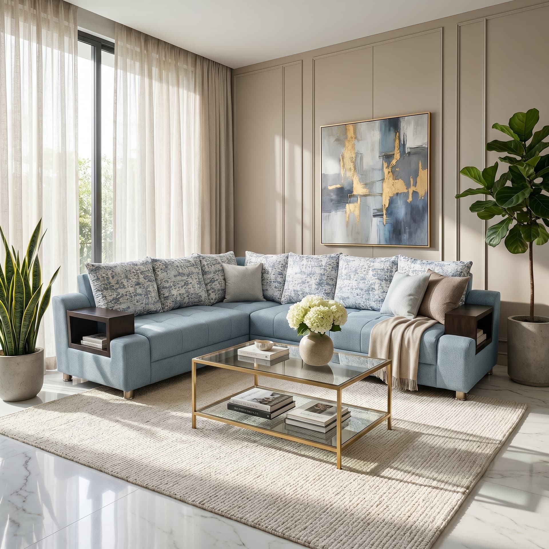 Skyline LX-4100 Designer Corner Sofa