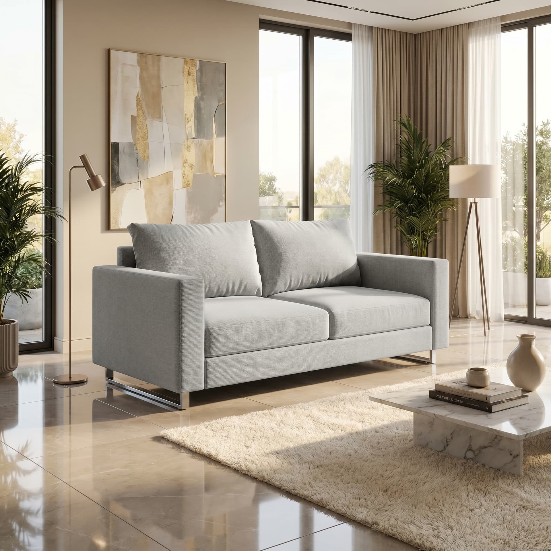 UrbanNest U200 Contemporary 2 Seater Sofa