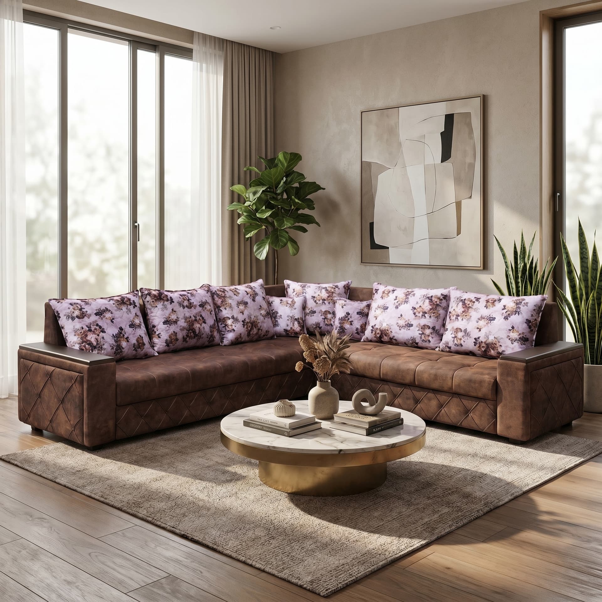 HeritageLux HL-880 Verona Corner Sofa